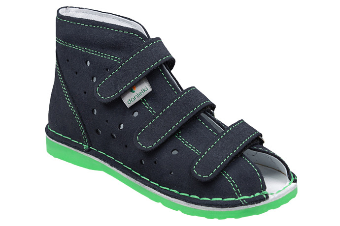 Kapcie profilaktyczne buty DANIELKI TX105 TX115 Granat Zielony