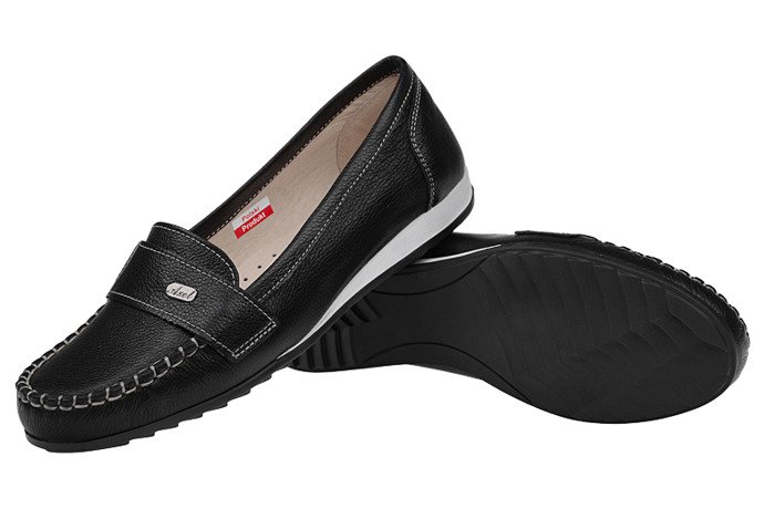 Mokasyny wsuwane buty AXEL Comfort 1513 Black