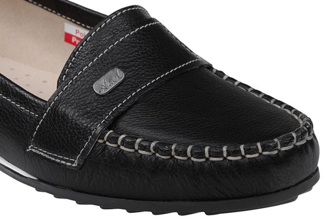 Mokasyny wsuwane buty AXEL Comfort 1513 Black
